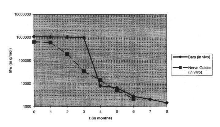 23 Volume (µl) Massa molar (g/mol) Fase 1 Fase 2 Fase 3 tempo (meses) Figura 2.8 Variação do volume (µl) de um copolímero (PLA 85 CL 50 ) com o tempo, e variação da massa molar com o tempo (in vivo).