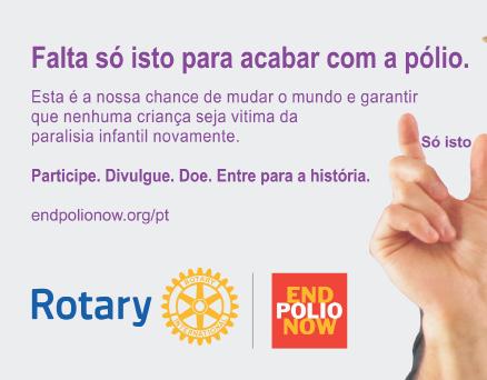 contribuir com a Campanha internacional END POLIO NOW agraciou as seguintes senhoras do Distrito