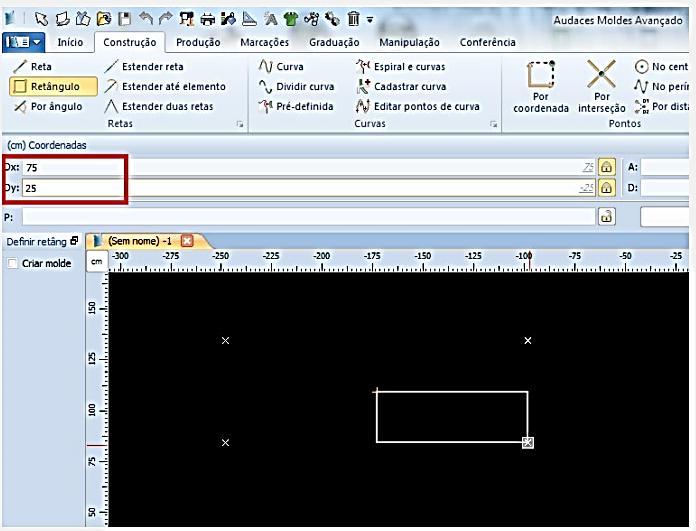 construção do molde no ambiente do programa. A Figura 44 apresenta o ambiente de um software disponível no mercado. Figura 40: Ambiente do Software Audaces Moldes Avançado. Fonte: EBOOK AUDACES, 2016.