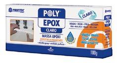 6,30 35061090 EA020 Polyhobby Cristal 27g - 5 (em seringa) blister 12 15,93 191,16 0 6,30 35061090 POLYHOBBY PRO Adesivo líquido epóxi (2 componentes).