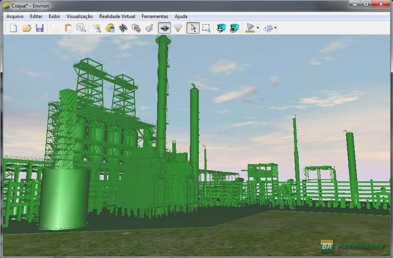 1. Introdução e Objetivos Sistemas de visualização em tempo real (Environ Tecgraf/Puc-Rio) Sistema de realidade virtual que busca aumentar a qualidade gráfica e o realismo da visualização.