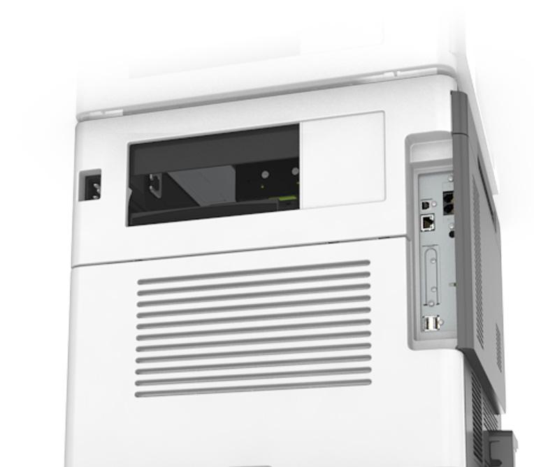 Configuração adicional da impressora 53 7 6 5 4 3 Utilize Para 1 Porta EXT Conecte os dispositivos adicionais, como telefone ou secretária eletrônica, à impressora e à linha do