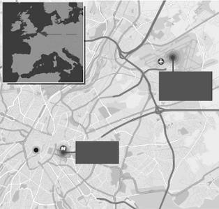 Com base no mapa e em seus conhecimentos sobre Escalas Cartográficas e Fusos Horários Mundiais, qual alternativa contempla, correta e respectivamente, as seguintes perguntas. I.