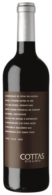 CAVE TINTOS VALLE DE PASSOS 2014 VINHA DOS SANTOS 2013 ANDREZA RESERVA 2014 COTTAS 2013 PRODUTOR Quinta Valle de Passos DENOMINAÇÃO DE ORIGEM DOC Trás-os-Montes CASTAS Touriga Franca, Tinta Amarela,