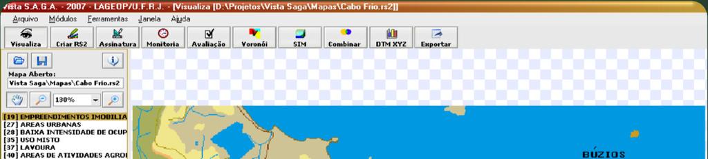 Módulos Vista Saga: Criar Criação de RS2 Tendências atuais para criação de mapas: Fontes de dados elaboradas a partir da digitalização de mapas/cartas é cada vez menos utilizada.