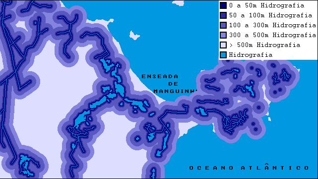 Módulos Vista Saga: Visualização Atividade: Abrir módulo Visualiza do Vista SAGA, mapa Cabo Frio - Hidrografia.