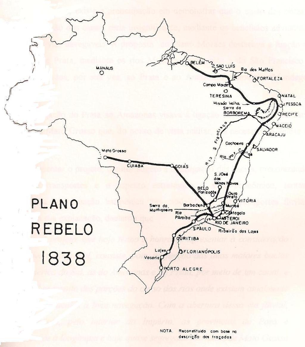 Na busca de superar esta fase de isolamento regional, diversos planos de viação foram elaborados pelo governo ao longo da história, a primeira contribuição teórica para a criação de um plano nacional