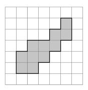 QUESTÃO 7. Na figura a seguir M e N são pontos médios dos lados de um retângulo.