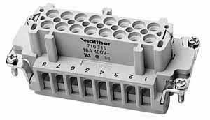 FICHAS MULTIPOLARES Para os miolos BA 6, utilizar Capots e Bases B para pólos. Para os miolos BA 12, utilizar Capots e Bases B para pólos.