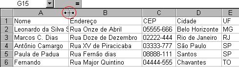 Clique e arraste a lateral da linha até obter o tamanho desejado. Solte o botão do mouse para soltar a linha no novo local.