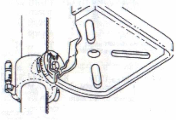 22º Para ajustar a mesa na posição de 90º solte o parafuso de fixação central e coloque o esquadro entre a mesa e a broca, quando estes estiverem alinhados aperte firme.