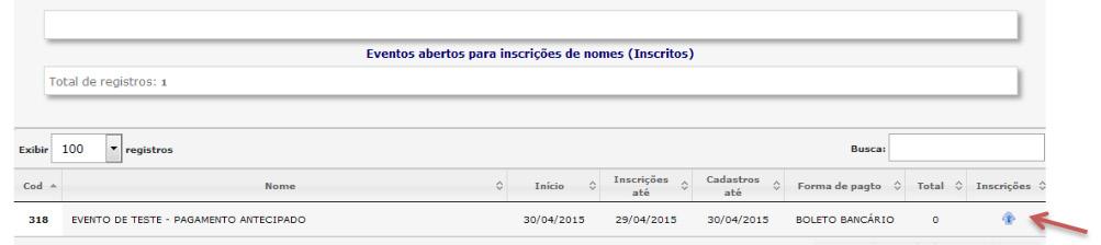 c) Não é possível gerar um novo boleto (pagamento) enquanto o anterior não estiver quitado. d) Só é possível inscrever os nomes se a respectiva quantidade de pagamentos estiver quitada.