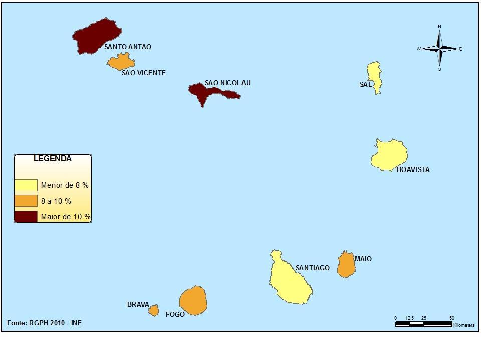 Tabela 1: Repartição da População residente por grupo etário, segundo o sexo, Cabo Verde, 2010 Grupo Etário Sexo Total Masculino Feminino Efetivo % Efetivo % Efetivo % Cabo Verde 491 683 100 243 403