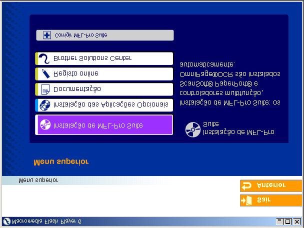 Passo 2 Para utilizadores do Windows NT Workstation Versão 4.0 Verifique se completou as instruções do Passo 1 Configurar o aparelho nas páginas 4-11.