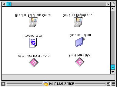 Para utilizadores do cabo de interface de rede Para Mac OS 9.1 a 9.2 Verifique se completou as instruções do Passo 1 Configurar o aparelho nas páginas 4-11.