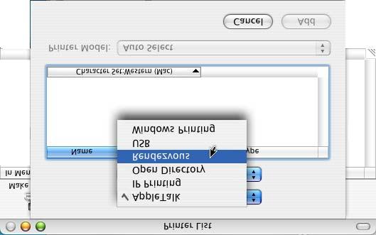 E Abra o ícone Printer Setup Utility (Utilitário Config. Impressora). Para utilizadores de Mac OS X 10.2.