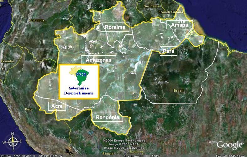 REGIÃO DO CALHA NORTE Área a partir de 2006 06 ESTADOS Acre / Amapá / Amazonas / Pará / Rondônia / Roraima 194 MUNICÍPIOS Acre (22) /Amapá (16) /Amazonas (62) / Pará (27)
