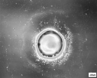 20 Na fabricação de furos com dimensões de 500 µm e 1000 µm, a 3DP apresentou dificuldades para construir as geometrias projetadas no primeiro modelo (figura 8).