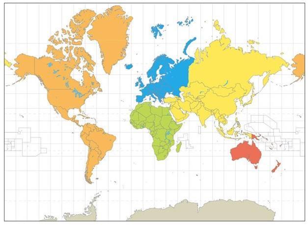 Referências https://egsc.usgs.gov/isb//pubs/mapprojections/projections.html#mercator http://www.businessinsider.