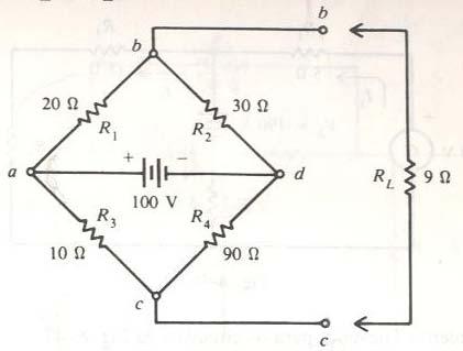 Figura 15 - Circuito elétrico para exercício 15. 16) Uma fonte de tensão de 24 V em série cm 6 Ω é mostrada na figura 16. Desenhe o circuito da fonte de corrente equivalente.