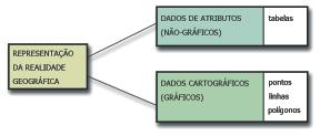 Figura 35: Informações dos dados espaciais (Fonte: adaptada de Scholten & Stillwell, 1990).