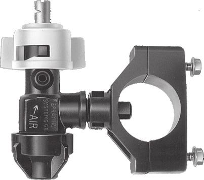 icos de nebulização, icos especiais icos atomizadores a ar 12 1/" NPT ou SPT (F) tipo roscado Para Especificar QJ655 Tipo abraçadeira com olhal para fixar tubos de ½, ¾ e 1.