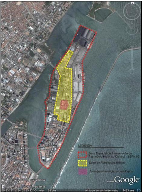 integra o zoneamento da Cidade do Recife, aprovado pela Lei nº 16.176, de 09 de abril de 1996 - Lei de Uso e Ocupação do Solo LUOS (PCR, 1996).