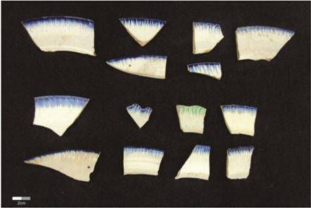 Fonte: Fundação Seridó, VII Relatório Técnico, 2012 Grés: a quantidade de fragmentos de grés encontrada nas escavações foi também