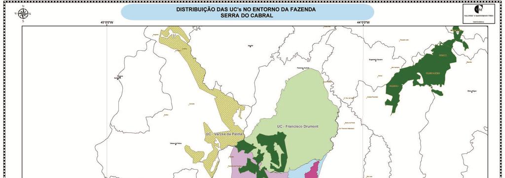 Figura 13- Mapa das APAs do entorno da Serra do Cabral.