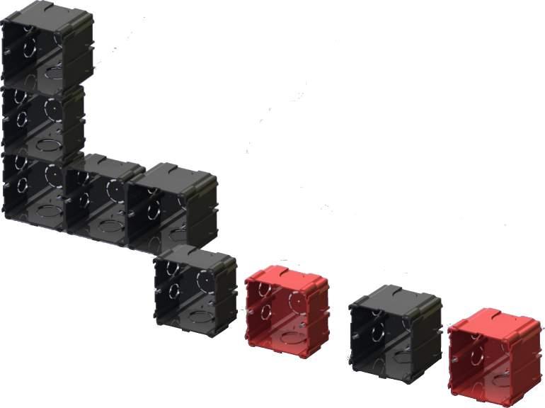 146 para tijolo Caixa de aparelhagem para ladrillo Caja para mecanismos Flush Mounting boxes for brick Switch box