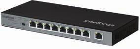 do tráfego de dados, voz e vídeo SNMP V/Vc/V3 3 s PoE af/at POWER OVER ETHERNET Switches rack não gerenciáveis SF 900 PoE Switch 9 portas Fast com 8 portas PoE+ Compatível com protocolo IEEE 803.