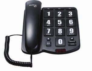 FABRICADO NO BRASIL TC 50 Premium Telefone com fio Exclusivo modo de operação PABX 3 níveis de volume de campainha (alto, baixo e desligado) tipos