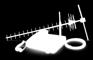 de chamadas e agenda para 00 contatos Antena externa dual band com ganho de 7 dbi, que proporciona até 50 vezes mais sinal Possibilita acesso à internet, 3 Aparelho desbloqueado 4 Teclas separadas