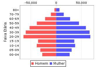 2. DEMOGRAFIA E DADOS DE MORBI-MORTALIDADE 2.1. POPULAÇÃO ESTIMADA DO ANO 215 87.492 População do último Censo (ano 212) Total Qte 81.