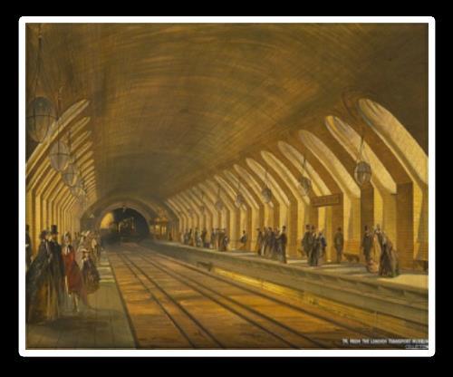 METRÔ Nasce como uma linha subterrânea operada pela Metropolitan Railway em Londres em 1863.