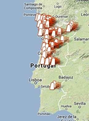 18 Figura 4 - Localização geográfica dos aproveitamentos hidroelétricos existentes em Portugal [14] Esta situação ocorre pelo facto de as bacias hidrográficas das regiões norte e centro do país