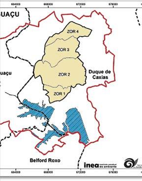 Figura 3.2: Delimitação da APA do Alto Iguaçu (Adaptado de Rio de Janeiro, 2013).