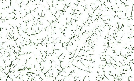 Para tal, siga os passos: Spatial Analyst Tools Hydrology Stream Feature.