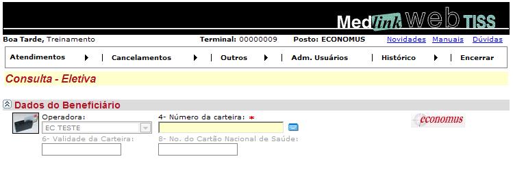 Prossig om o preenhimento dos ddos onforme operção seleiond.