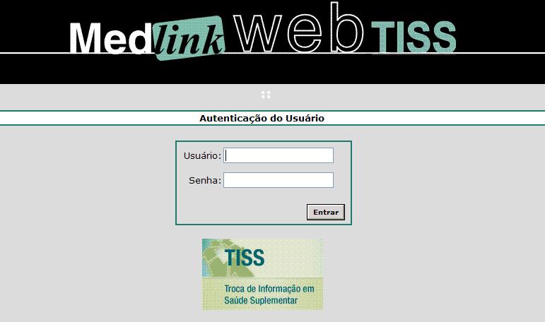 Fturmento WEB TISS ECONOMUS Ver 1-A Out-08.do ACESSANDO O MEDLINK WEB Pr essr o sistem MedLink WEB st essr o site http://we.medlinksude.om.r/tiss.