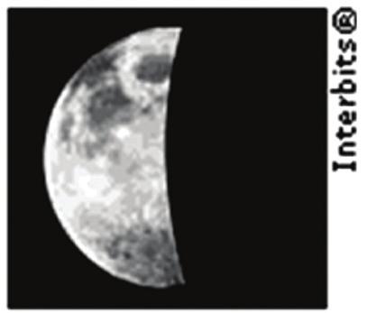 Proposto 1) (ENEM) No Brasil, verifica-se que a Lua, quando está na fase cheia, nasce por volta das 18 horas e se põe por volta das 6 horas.