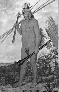 c) a carta, como testemunho histórico-político, mostra o olhar do colonizador sobre a gente da terra, e a pintura destaca, em primeiro plano, a inquietação dos nativos.