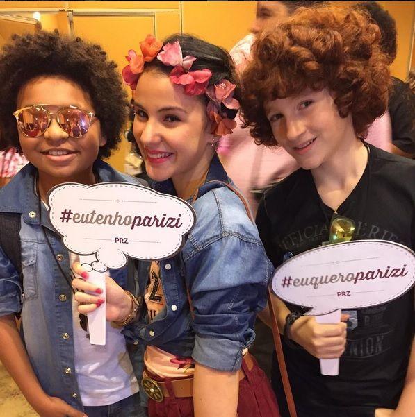 Fashion Kids JP Rufino, Giovanna Rispoli e Luigi Montez brilharam no desfile da nova coleção Primavera-Verão 2016 A marca, referência em jeanswear infanto-juvenil e bebê, abrilhantou a passarela da