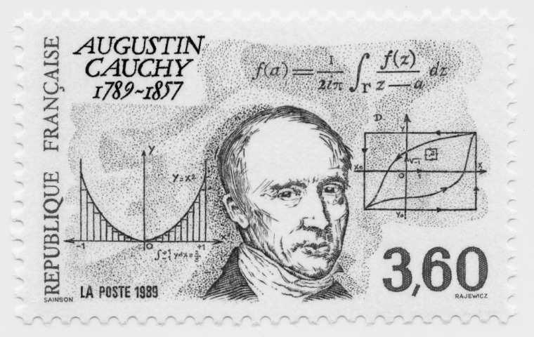 Apesar do trabalho ser extenuante, Cauchy dedicouse simultaneamente à leitura dos livros Mécanique Céleste, de Laplace, e Théorie des Fonctions, de Lagrange, partindo em seguida para a pesquisa em