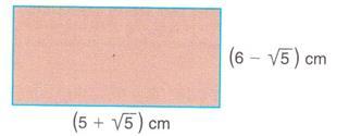 11) Calcule o perímetro e a área do retângulo da figura, na qual etão ainalada