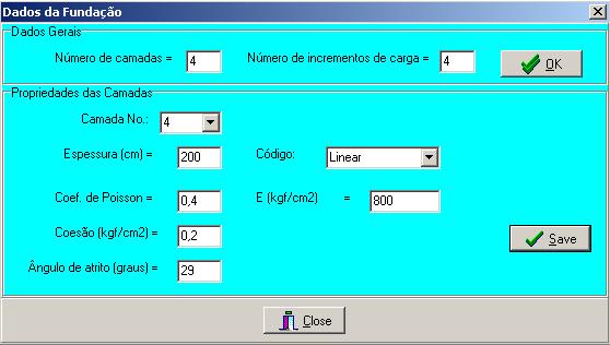 Tabela 5 Dados das cargas aplicadas na grade Força vertical Ponto 134 140 157 163 Valor -20 tf -20 tf -20 tf -20 tf Os resultados finais fornecidos pelo programa FERROVIA 3.