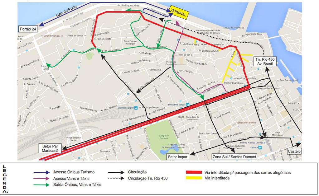 DESFILE DAS ESCOLAS DO GRUPO DAS CAMPEÃS - DIA 04/03/2017 Às 00h00 serão fechadas as duas pistas centrais da Av.