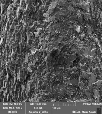 entre matriz e carga mineral. A Figura 6b mostra o aumento de 2.