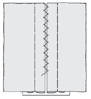 Ponto Fagote Modelo 6160: 54 Modelo 6180: 66 Modelo 6199: 80 inserir o ponto Este é um ponto decorativo muito usado