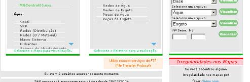 Na entrada de dados foi mantida a utilização do software CAD (do inglês, Computer-Aided Design) Microstation, plataforma Bentley, haja vista que os profissionais do departamento, responsáveis pela